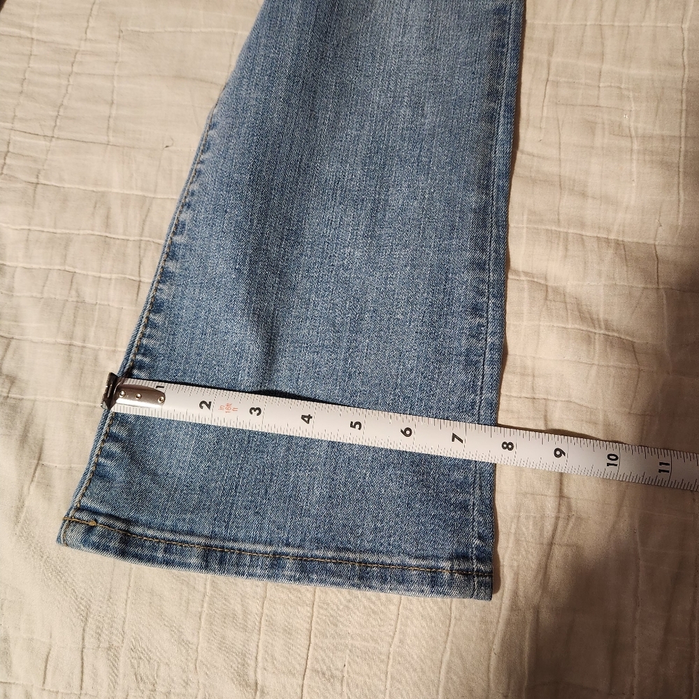 Kut From The Kloth Natalie  Jeans Womens Sz 00 Flare Mid Rise Stretch Light Wash - Picture 6 of 12